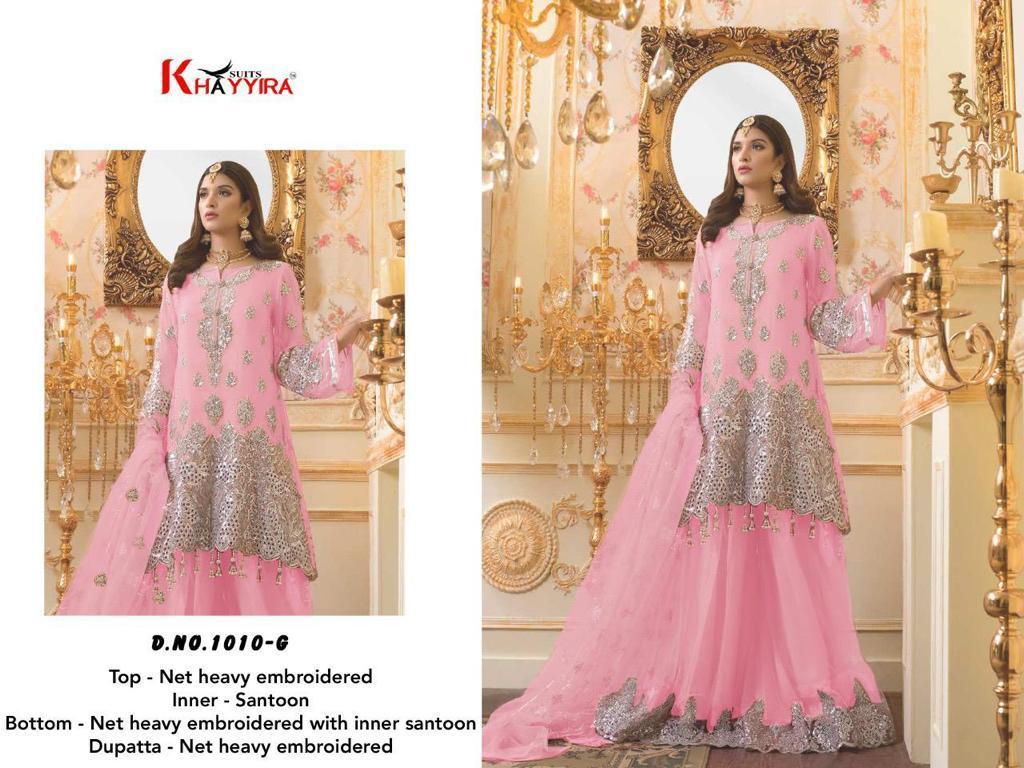 PAKISTANI SUITS D NO 1010G (1) BY KHAYYIRA